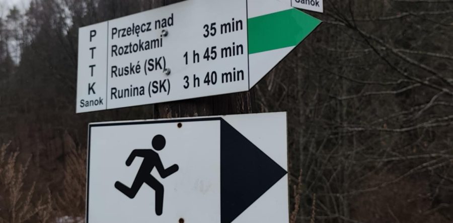 Odnowa zniszczonych oznaczeń Bieszczadzkich Tras Biegowych